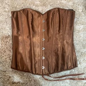 Bronze corset top